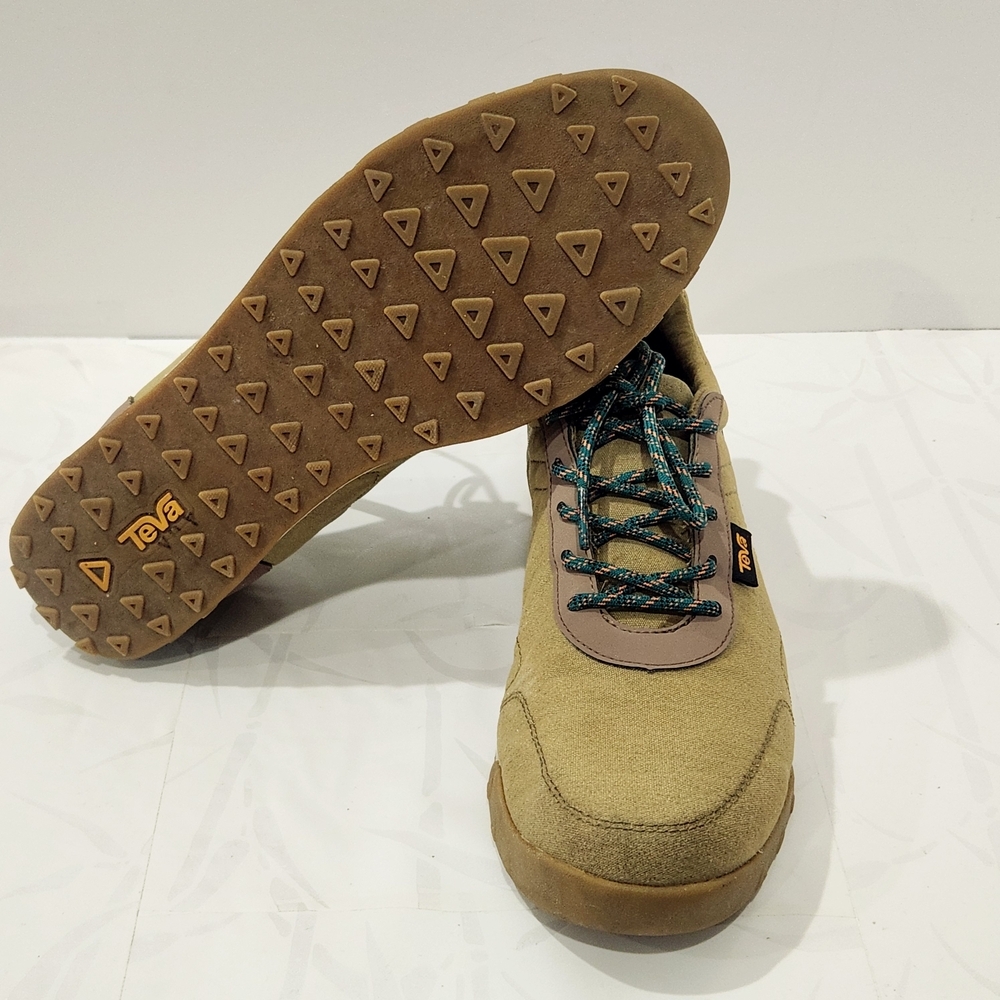 Teva Wyldland Aloe Olive Green Hiking  Outdoor Canvas Women's Shoes  9.5 - Picture 7 of 9